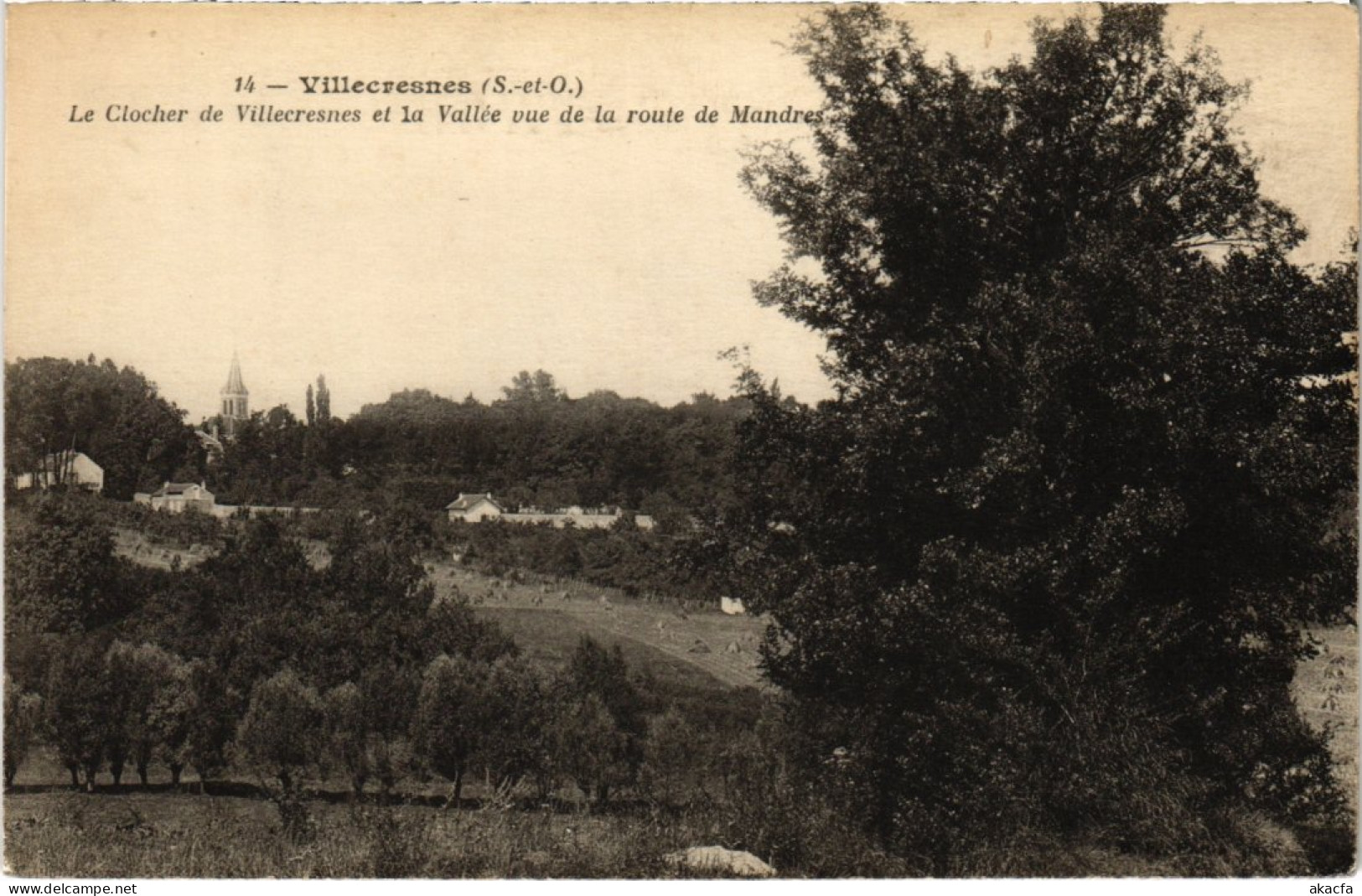 CPA VILLECRESNES Le Clocher - La Vallee (1352616) - Villecresnes