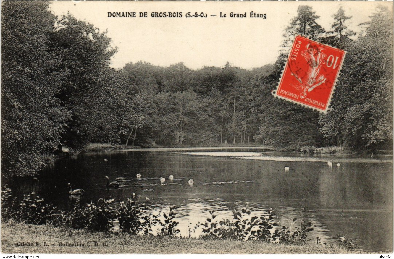 CPA VILLECRESNES Domaine De Grosbois - Le Grand Etang (1352653) - Villecresnes