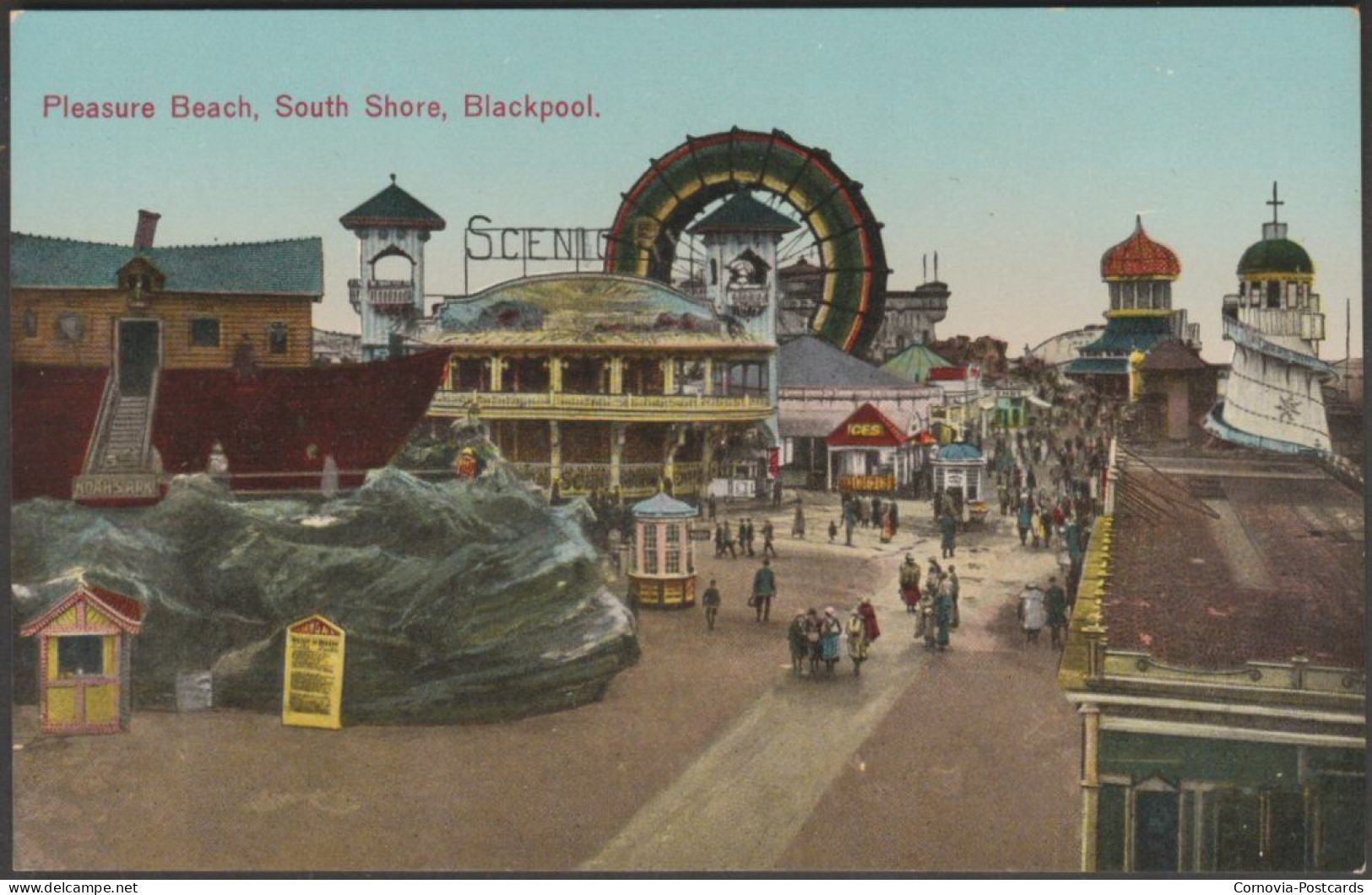 Pleasure Beach, South Shore, Blackpool, Lancashire, C.1920s - Postcard - Blackpool