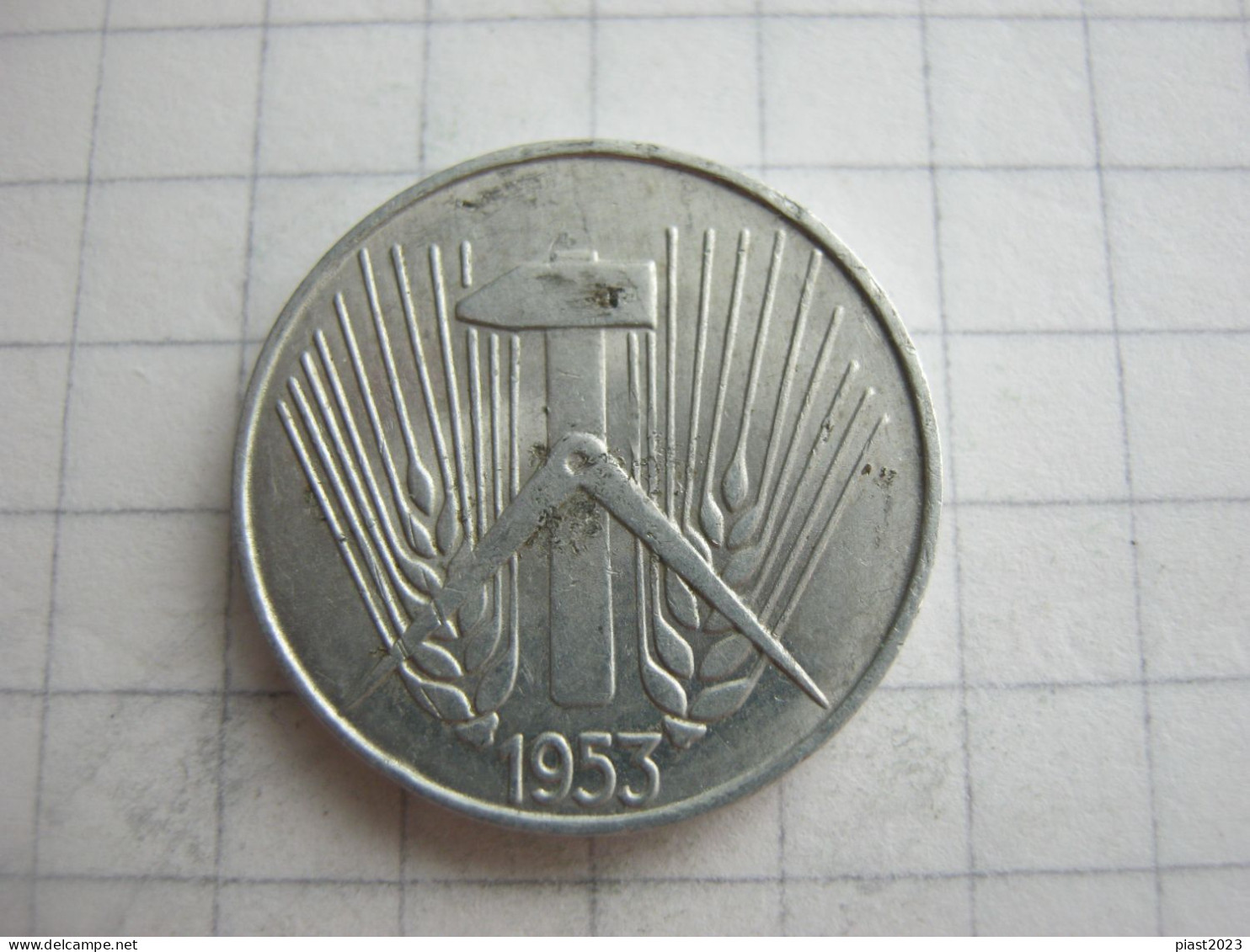 Germany DDR 5 Pfennig 1953 E - 5 Pfennig