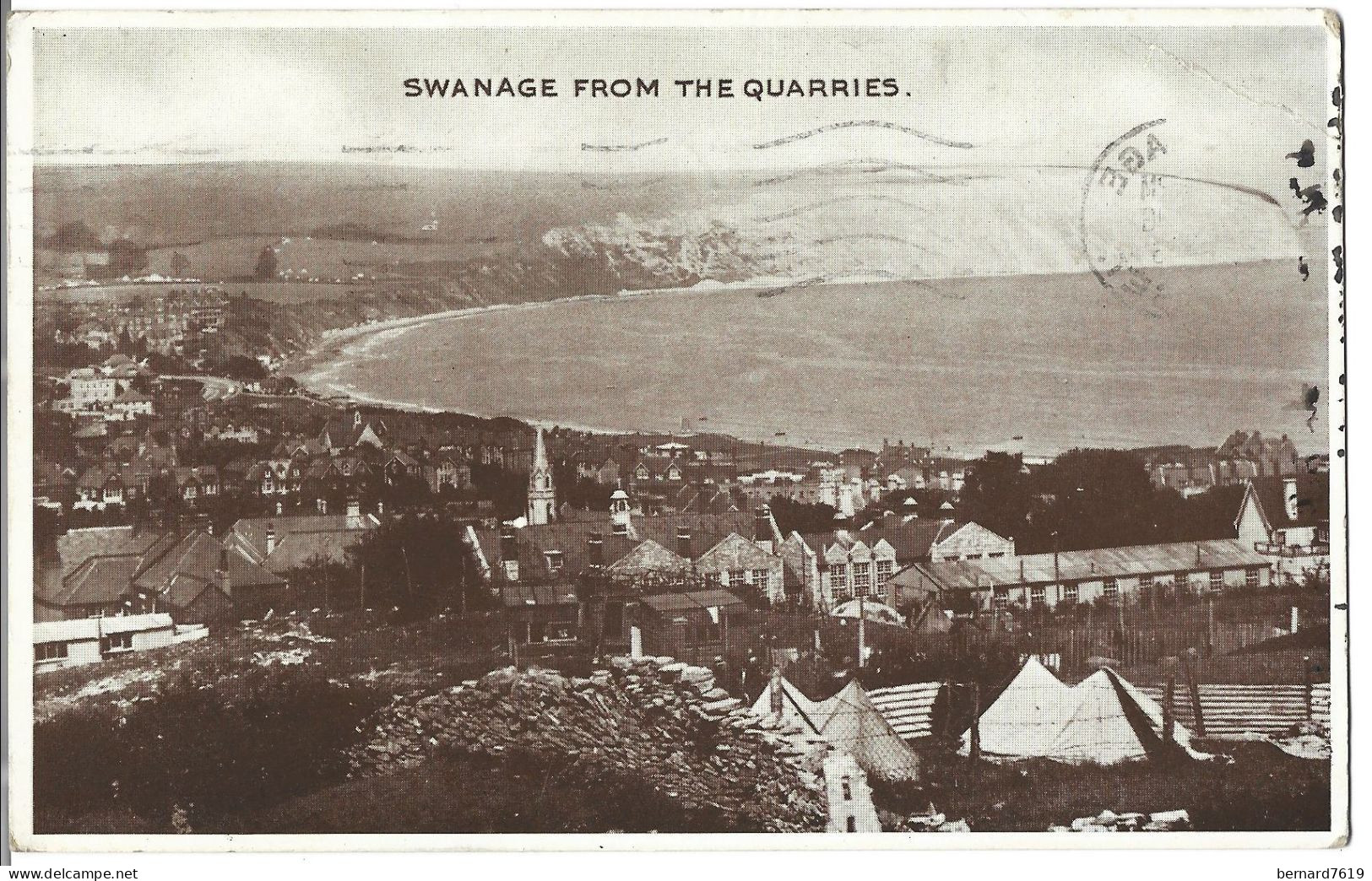 Royaume Uni   -  Swanage  From  The Quarries - Swanage