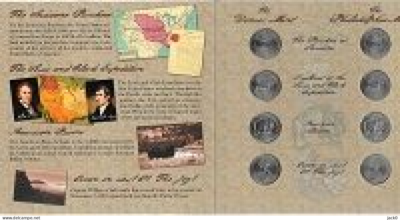 Monnaie, Série  8  Pièces  Westward  Séries  Nickels  2004 - 2005  Recto  Verso - Zu Identifizieren