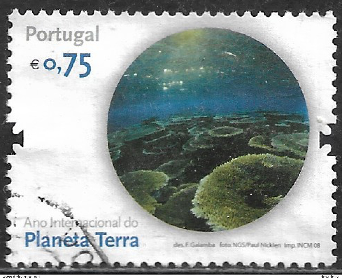 Portugal – 2008 Planet Earth 0,75 Used Stamp - Gebruikt