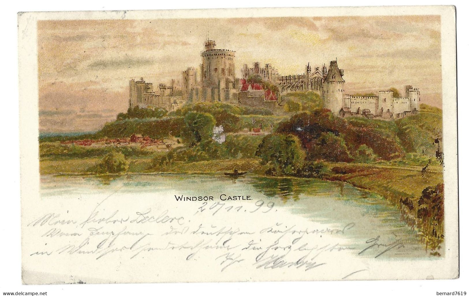 Royaume Uni   -  Windsor  Castle Cachet 1900 - Windsor Castle