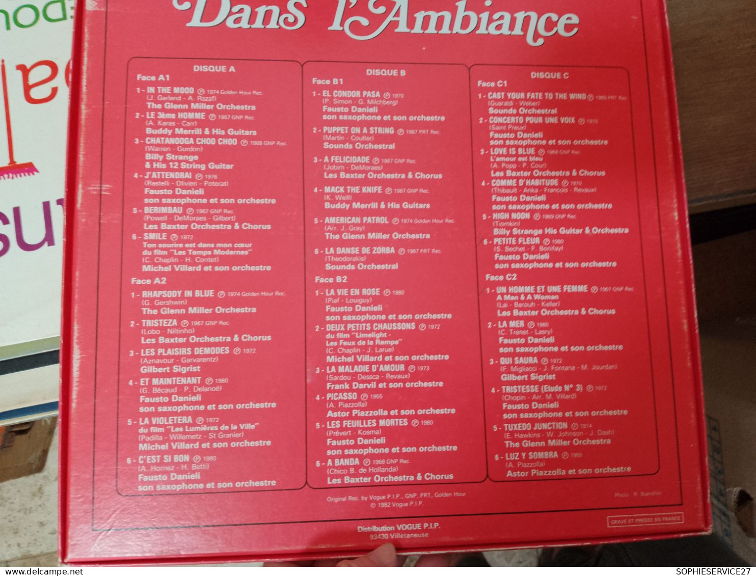 134 //  DANS L'AMBIANCE / COFFRET 3 DISQUES - Autres & Non Classés