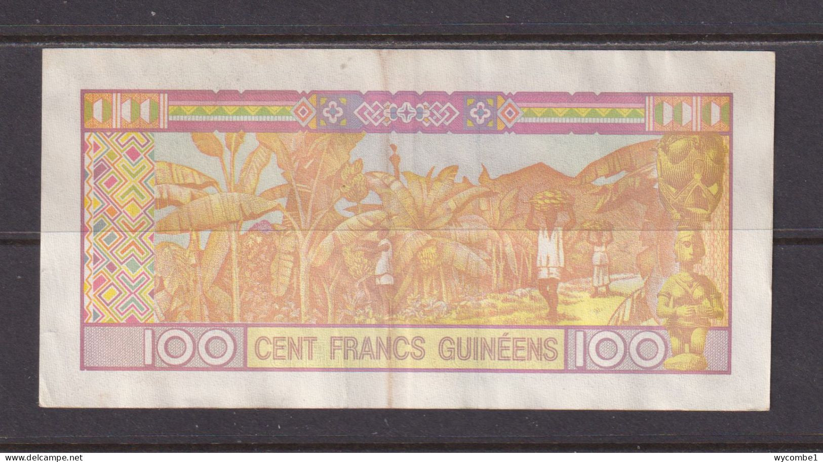 GUINEA - 2012 100 Francs Circulated Banknote As Scans - Guinea