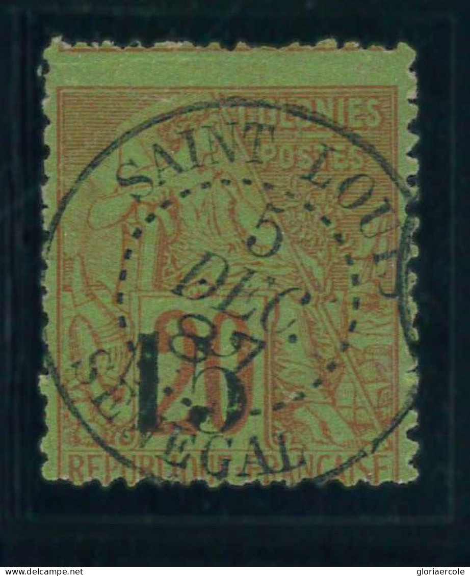 P1512 - SENEGAL , YVERT 5 A (II) SIGNED SCHELLER . VERY FINE - Other & Unclassified