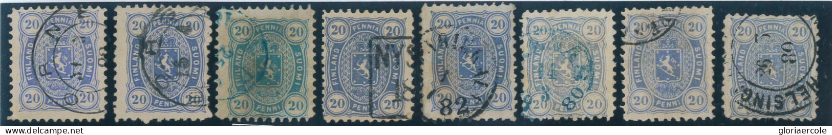 P1491 - FINLAND MICHEL 16 GROUP OF 10 FINE USED, FOR THE SPECIALIST - Autres & Non Classés