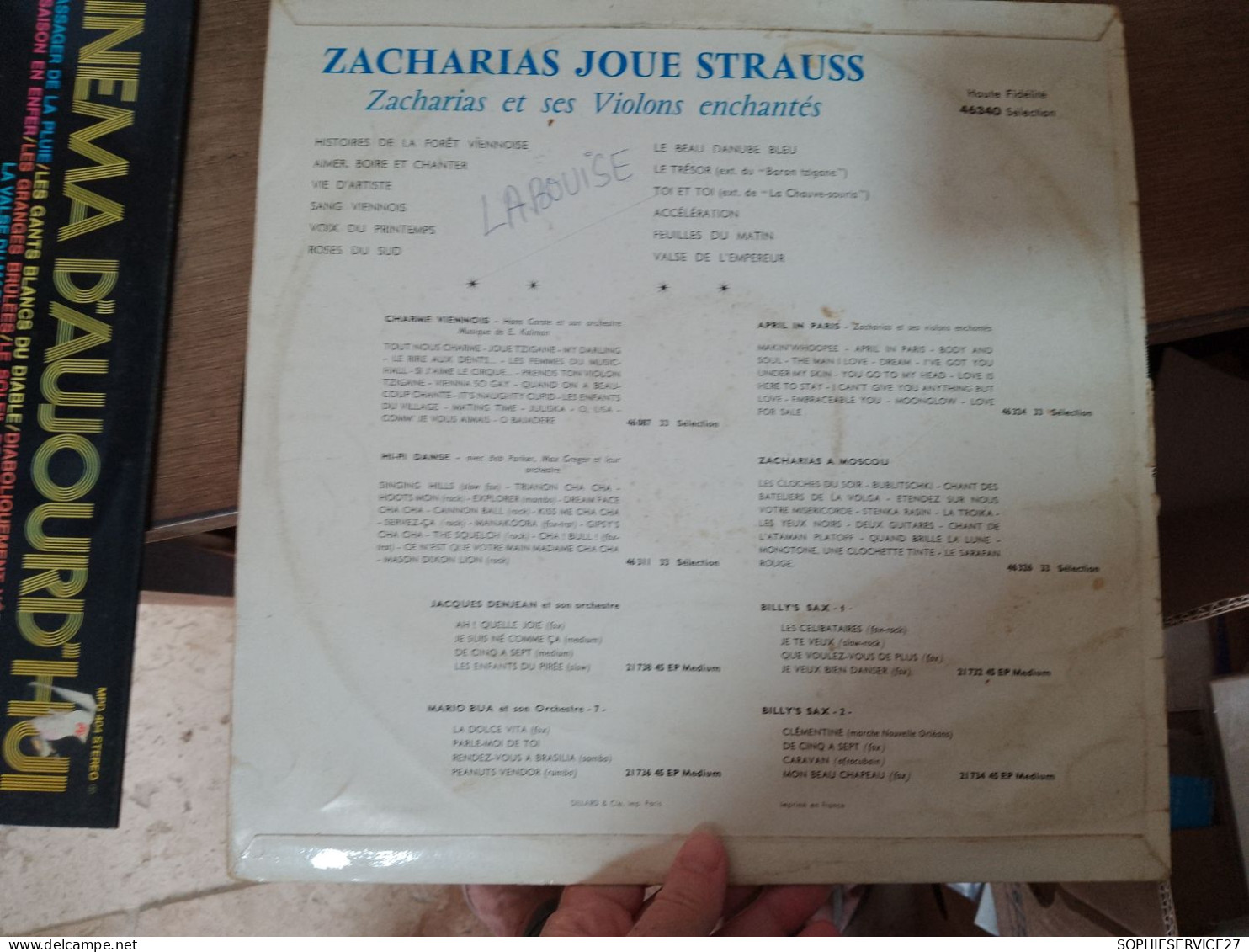 134 //  ZACHARIAS JOUE STRAUSS - Instrumentaal