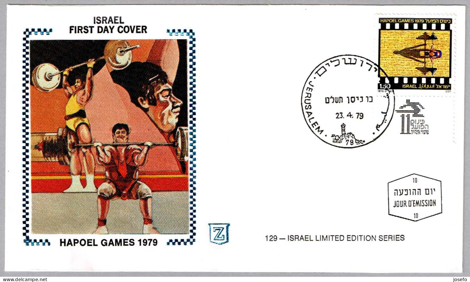 Hapoel Games 1979 - HALTEROFILIA - WEIGHTLIFTING. Jerusalem 1979 - Pesistica