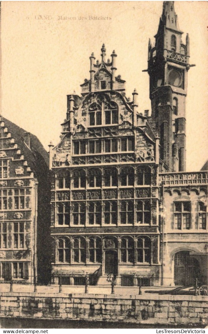 BELGIQUE - Gand - Maison Des Bateliers - Carte Postale Ancienne - Gent