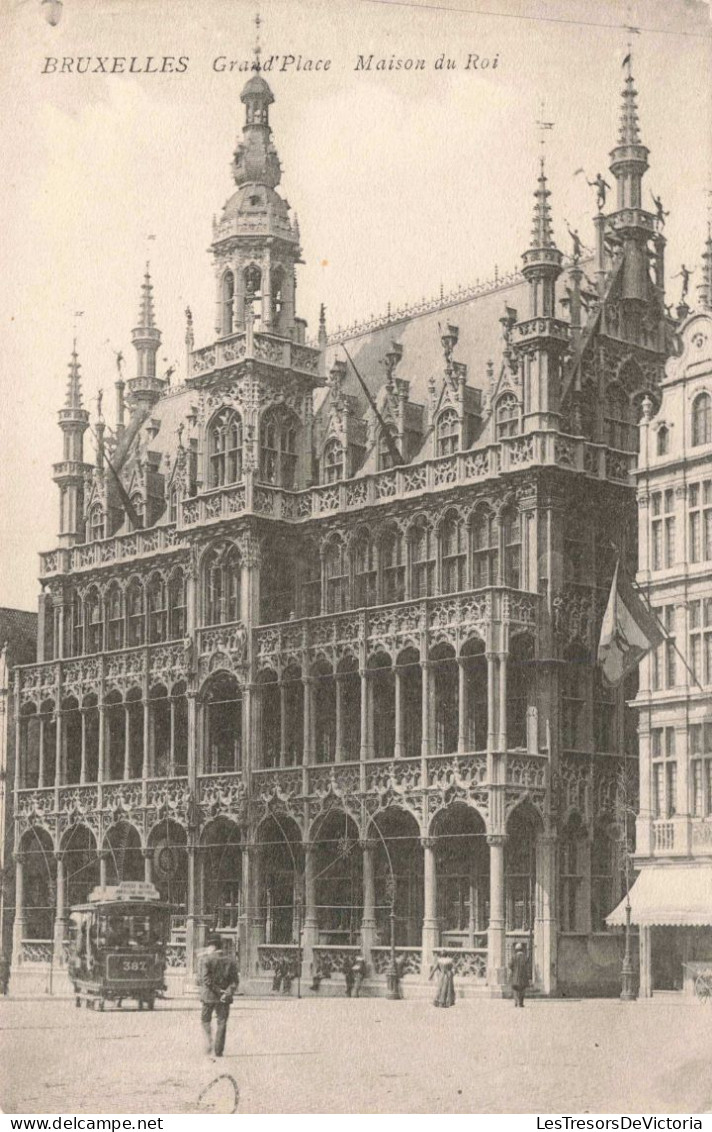 BELGIQUE -  Bruxelles - Grand Place - Maison Du Roi - Carte Postale Ancienne - Antwerpen