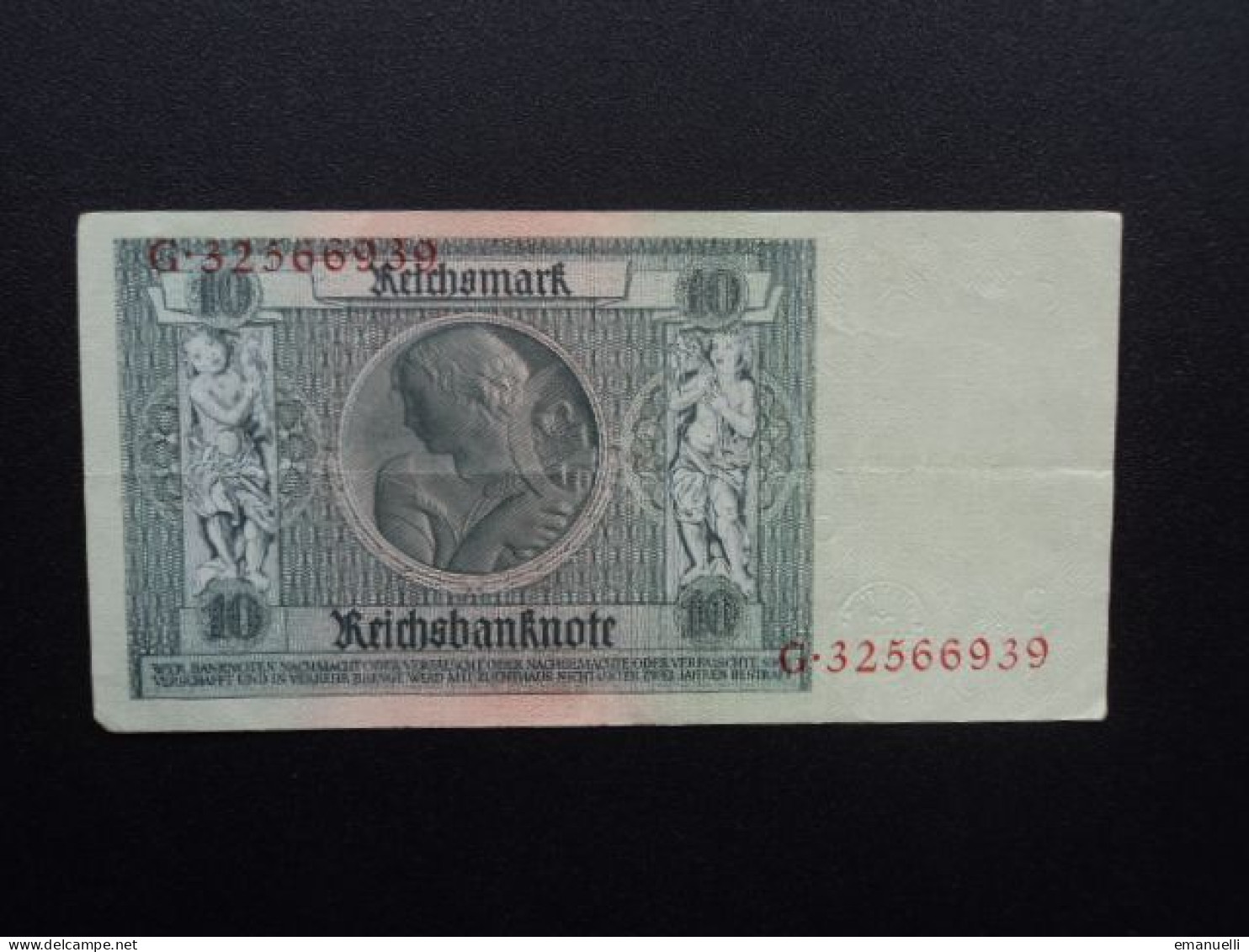 ALLEMAGNE : 10 REICHSMARK   22.1.1929 (1941-1942)    C.A. 173b, *  / P 180a Bis Ou B Et B Devient C)   TTB+ ** - 10 Reichsmark