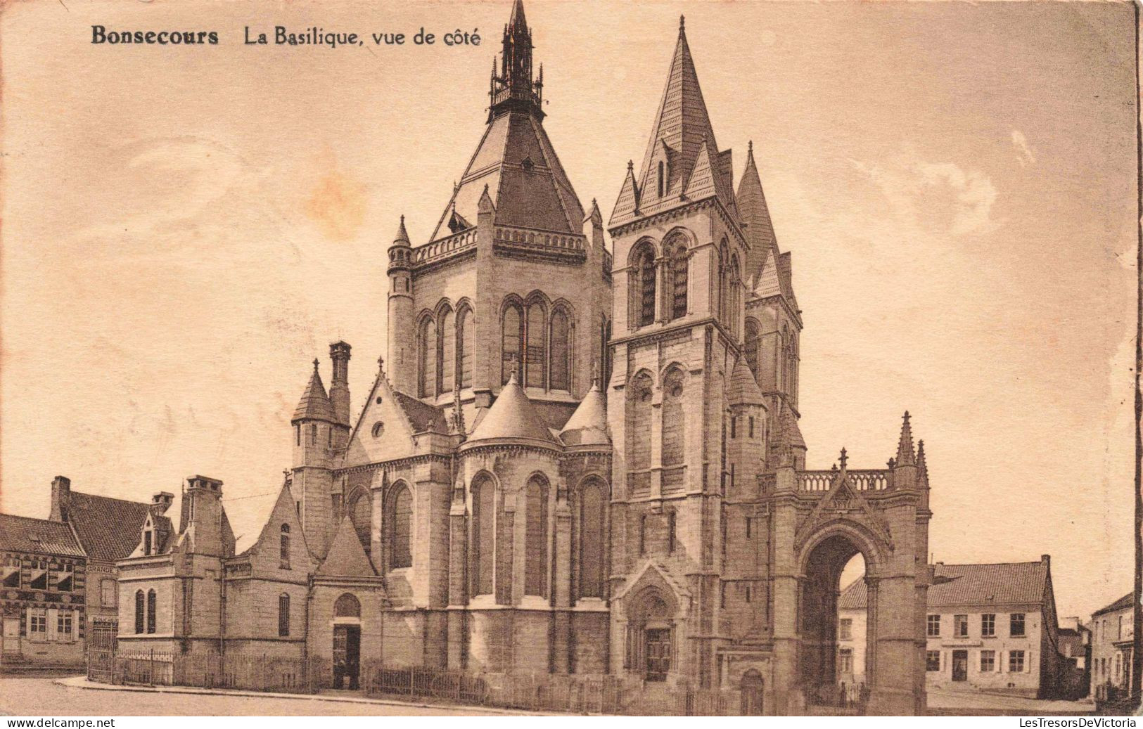 FRANCE - Bonsecours - La Basilique, Vue De Côté - Carte Postale Ancienne - Bonsecours