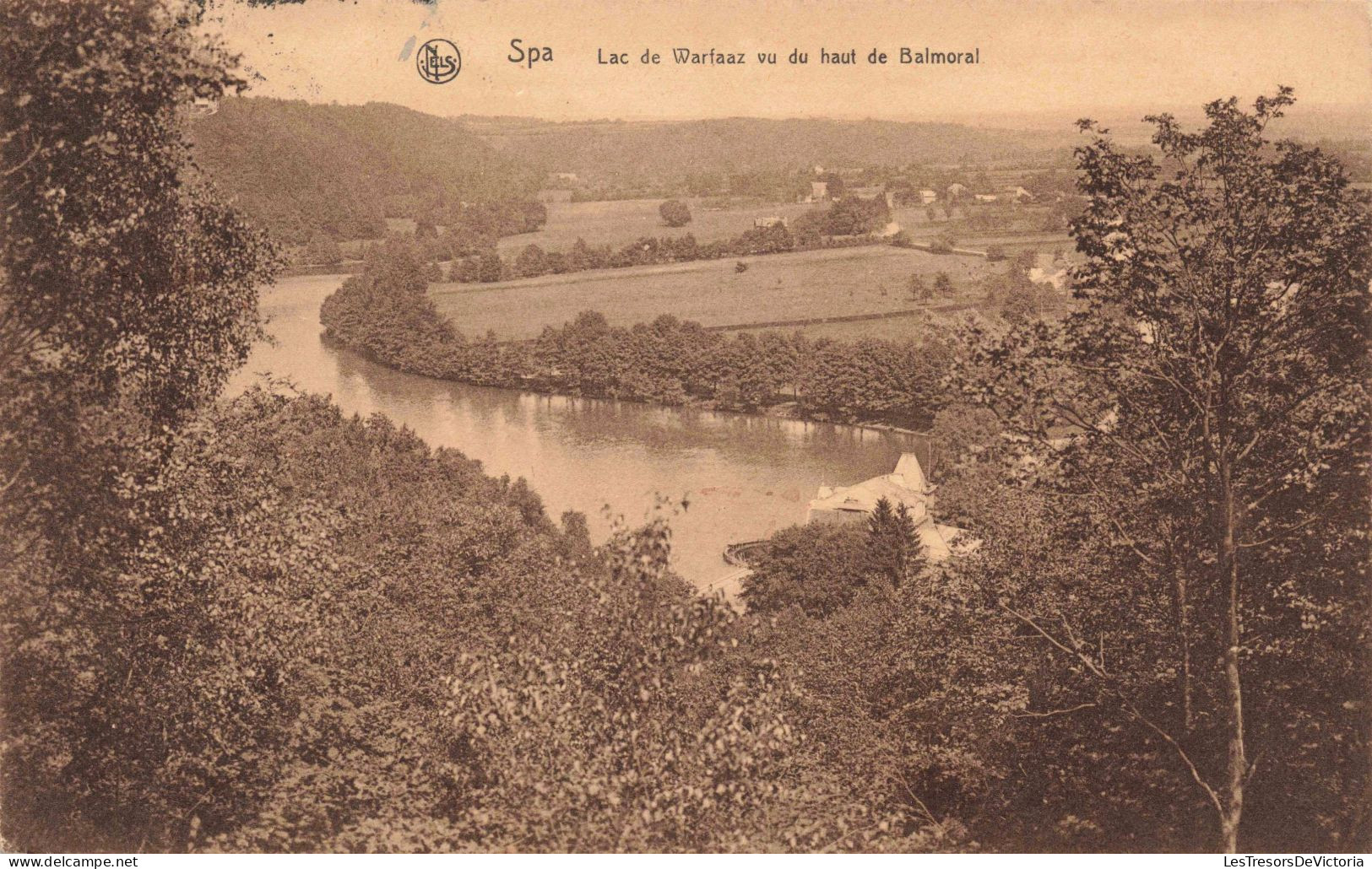 BELGIQUE - Spa - Lac De Waarfaz Vu Du Nord De Balmoral - Carte Postale Ancienne - Spa