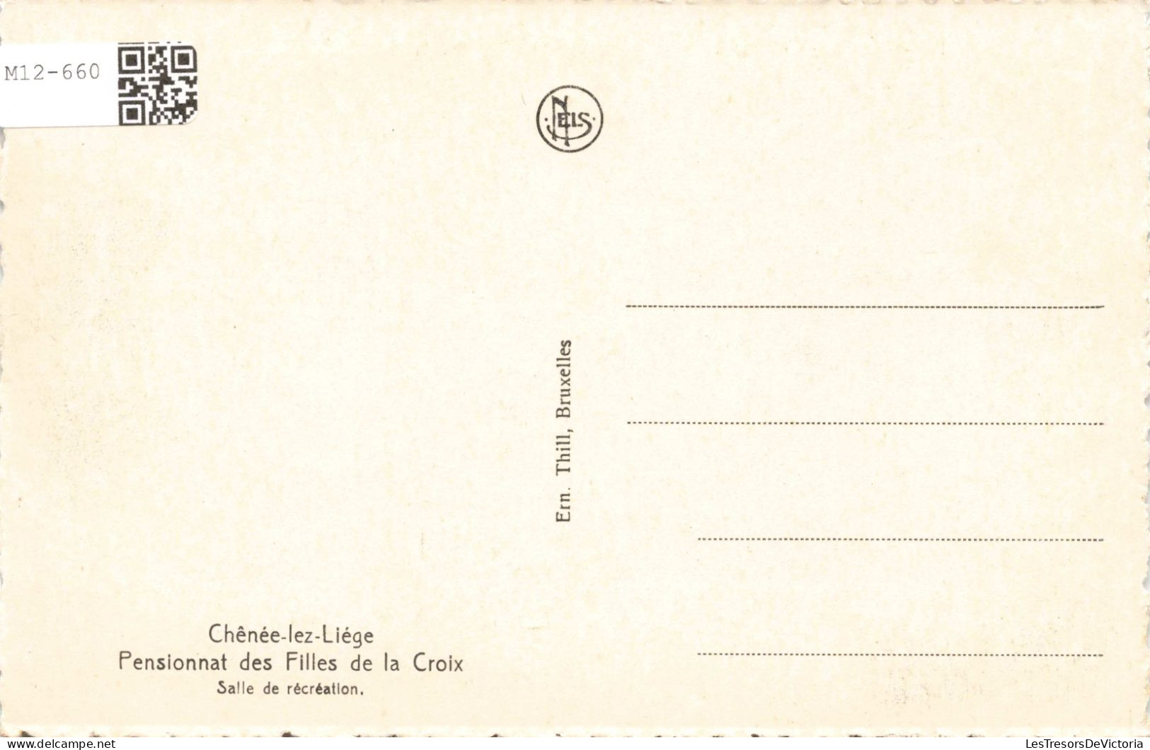 BELGIQUE - Chênée Lez Liège - Pensionnat Des Filles De La Croix - Carte Postale Ancienne - Liege