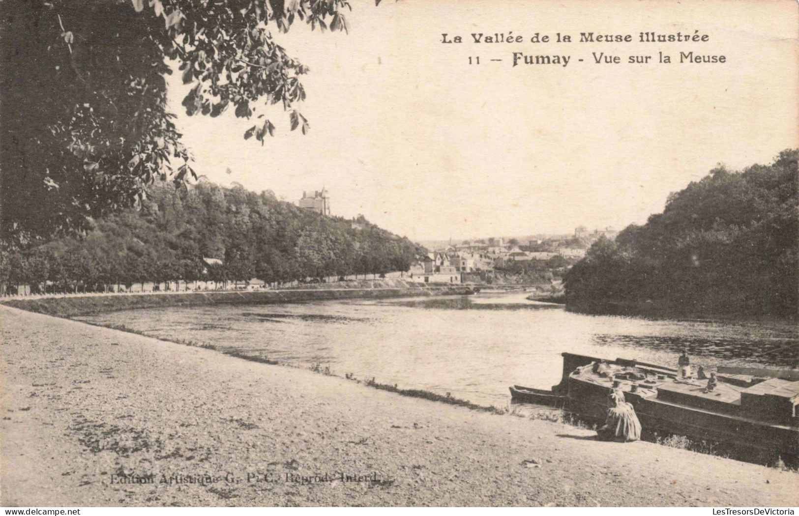 FRANCE - Fumay - Vue Sur La Meuse - Carte Postale Ancienne - Fumay