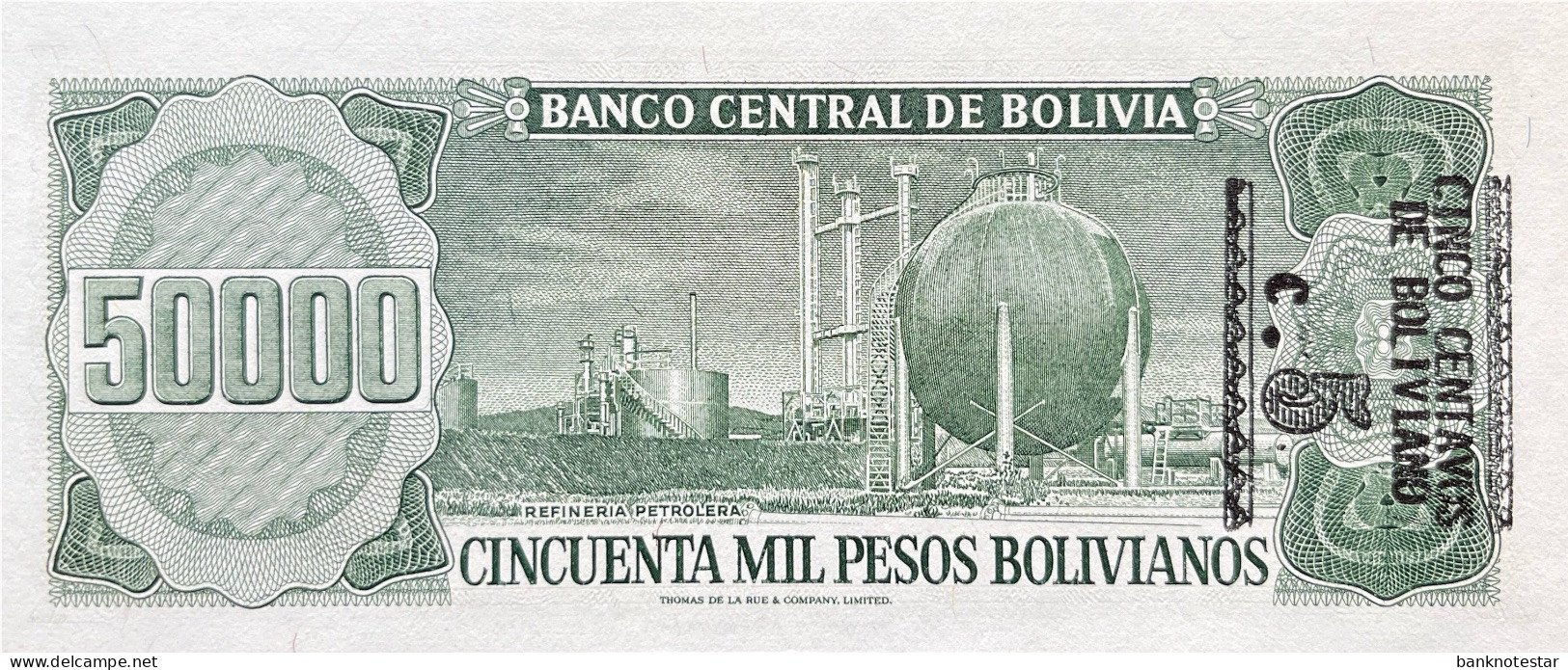 Bolivia 5 Centavos, P-196 (1987) - UNC - Bolivië