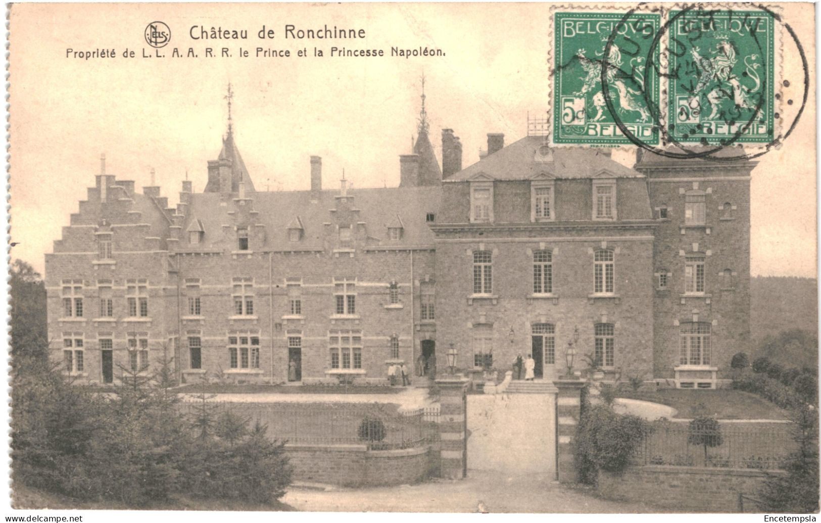 Carte Postale  Belgique  Ronchinne Château 1913 VM72152 - Assesse