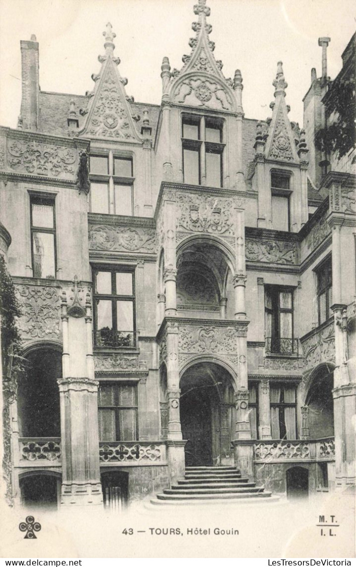 FRANCE - Tours - L'hôtel Gouin - Carte Postale Ancienne - Tours