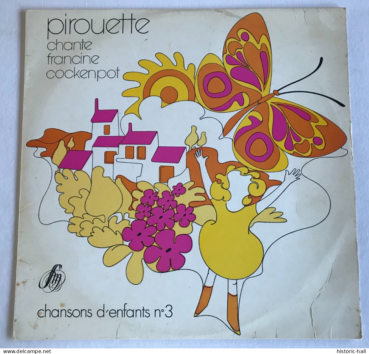 PIROUETTE - Chante Francine Cockenpot - LP - 1972 - French Press - Enfants