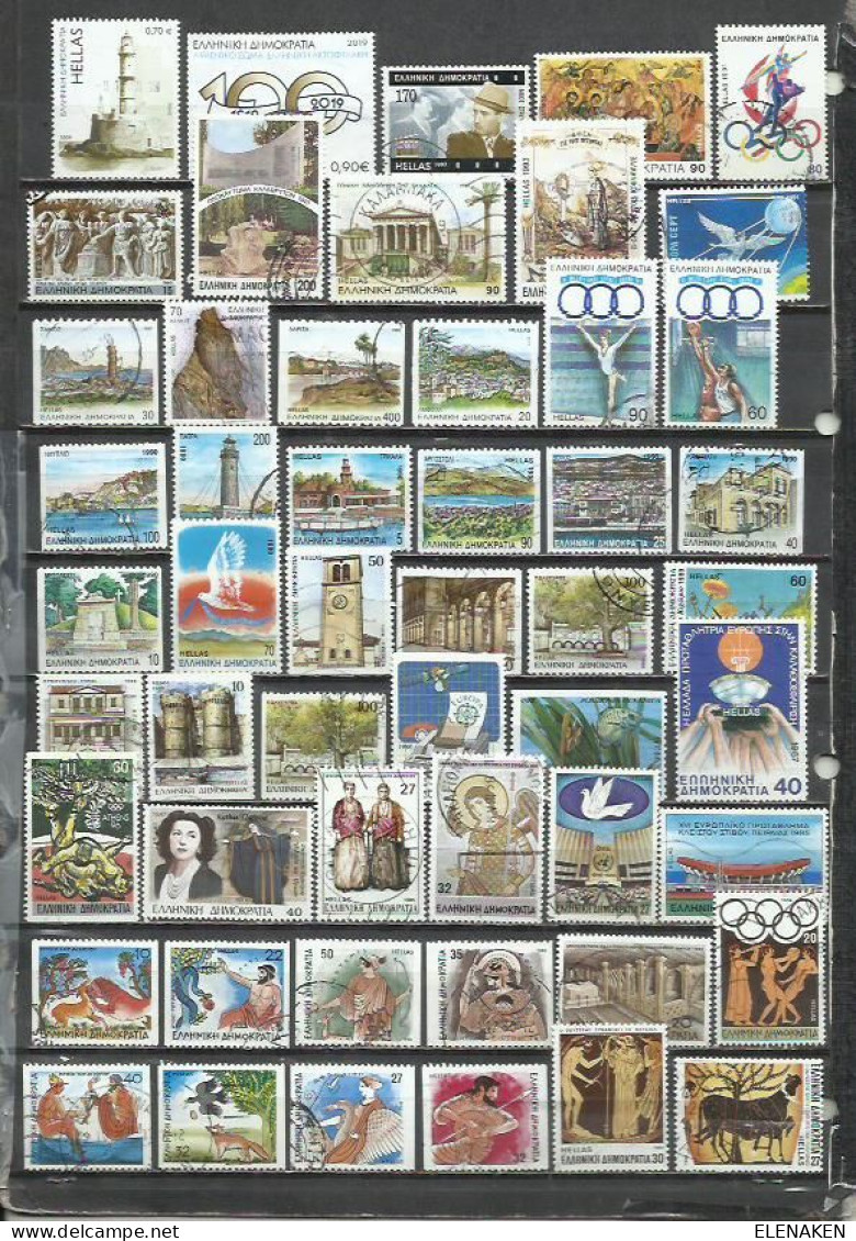 R544A-LOTE SELLOS GRECIA SIN TASAR,SIN REPETIDOS,ESCASOS. -GREECE STAMPS LOT WITHOUT PRICING WITHOUT REPEATED. -GRIECHEN - Lotes & Colecciones