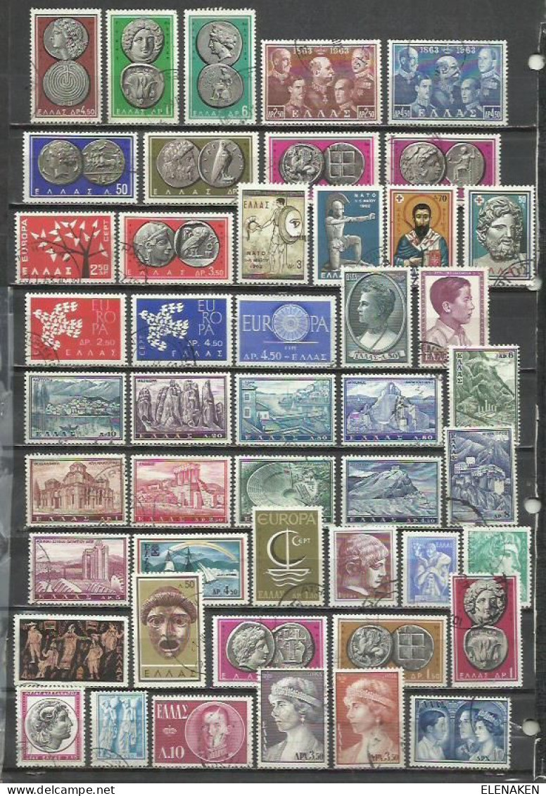 R544D-LOTE SELLOS GRECIA SIN TASAR,SIN REPETIDOS,ESCASOS. -GREECE STAMPS LOT WITHOUT PRICING WITHOUT REPEATED. -GRIECHEN - Collections