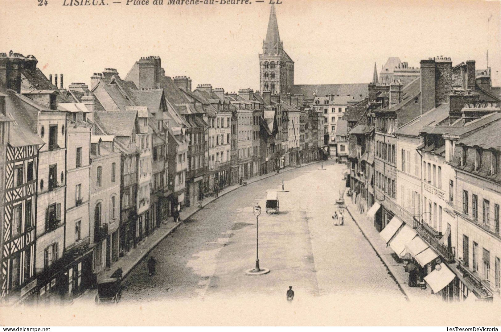 FRANCE - Lisieux - Place  Du Marché Au Beurre - Carte Postale Ancienne - Lisieux