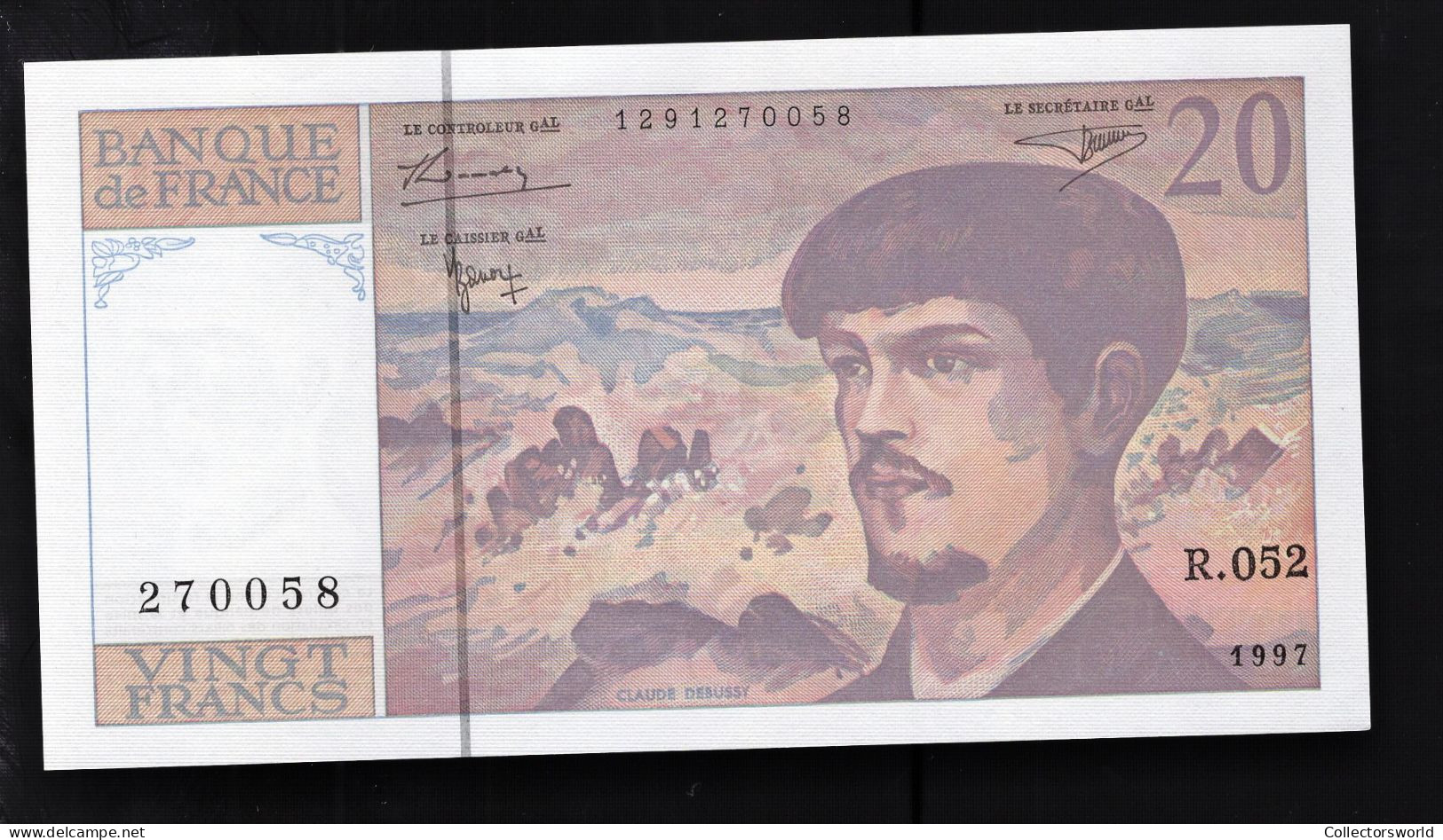 France 20 Francs Year 1997 P151 - R.052 With Security Thread UNC - 20 F 1980-1997 ''Debussy''