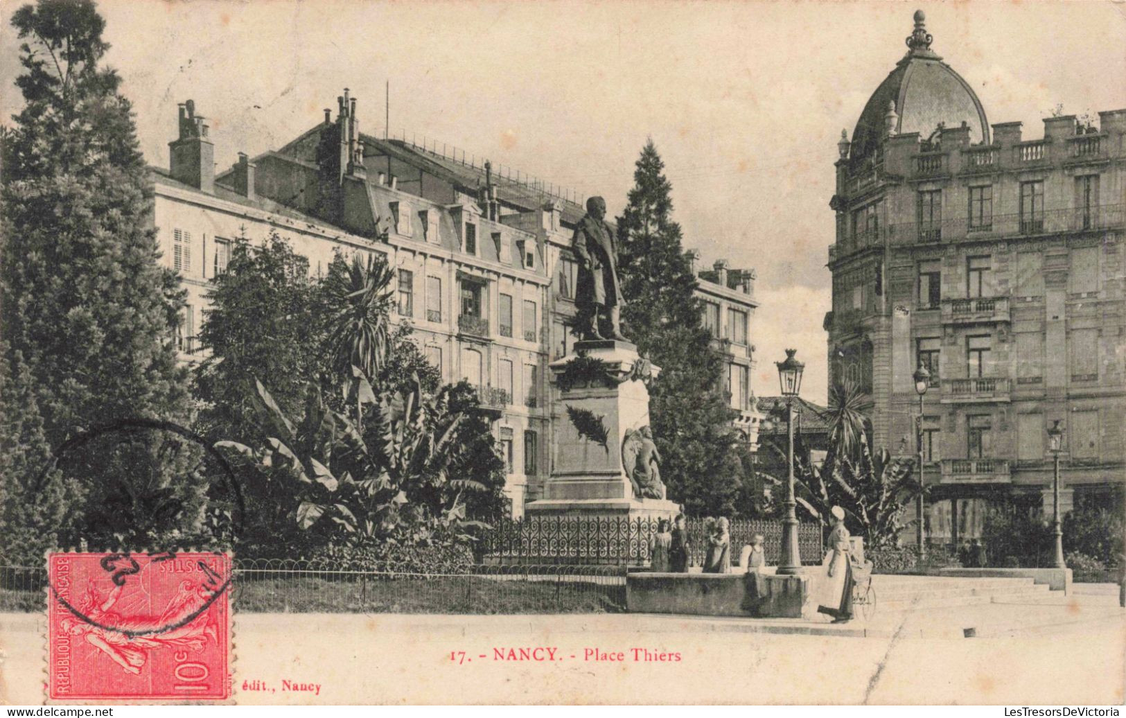 FRANCE - Nancy - Place Thiers - Carte Postale Ancienne - Nancy