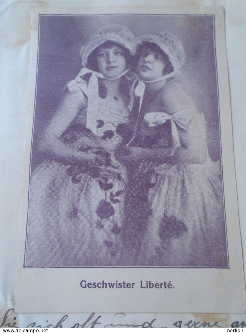 ZA452.5  CIRCUS  MEMORABILIA - Eston Manipulator  And Geschwister Liberté - Autograph -1922 Cirque  Zirkus  Innsbruck - Acteurs & Comédiens