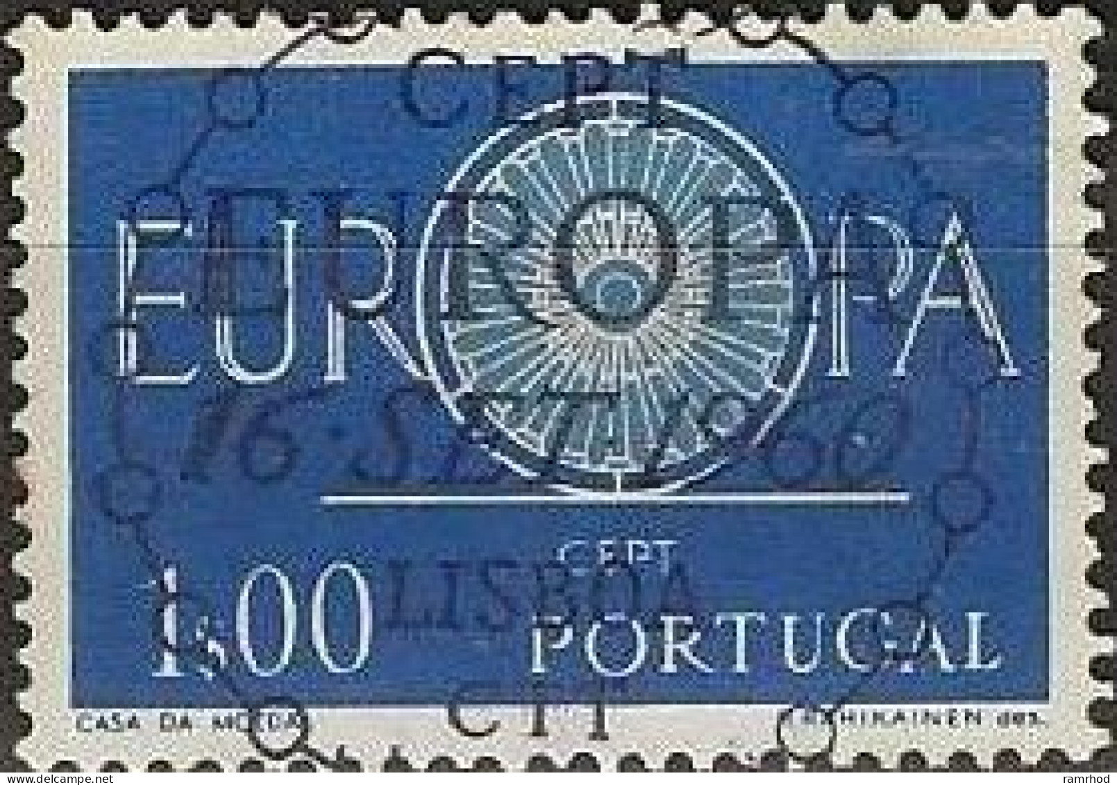 PORTUGAL 1960 Europa - 1e - Conference Emblem AVU - Usado