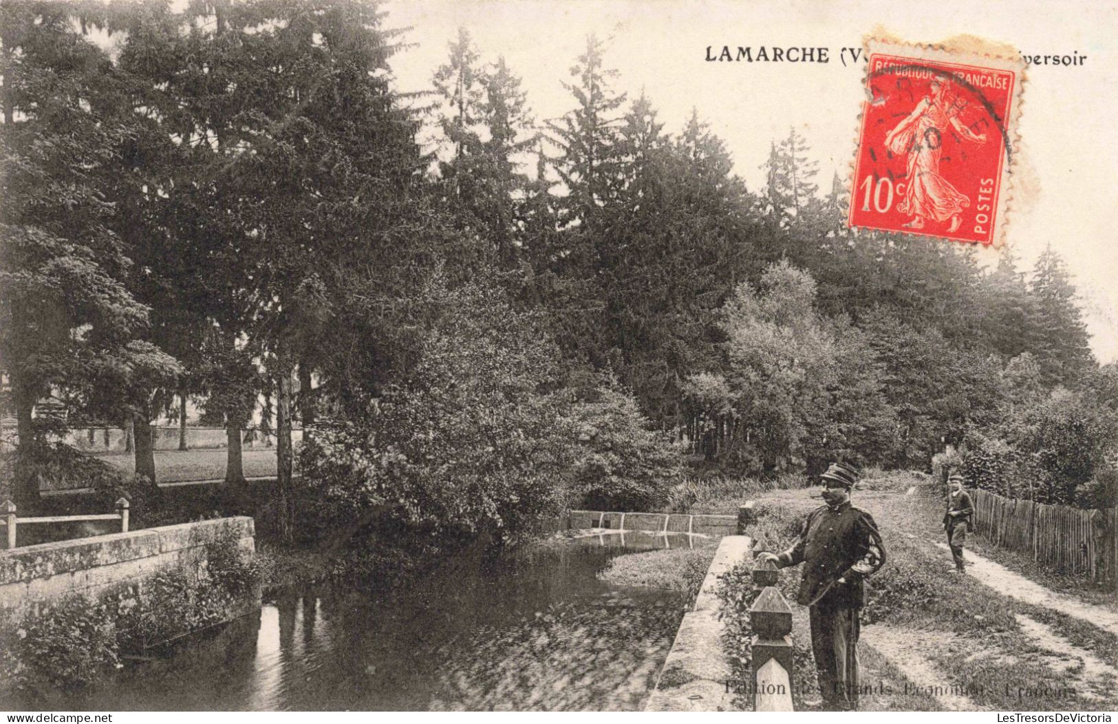 FRANCE - Lamarche - Rivière - Carte Postale Ancienne - Lamarche