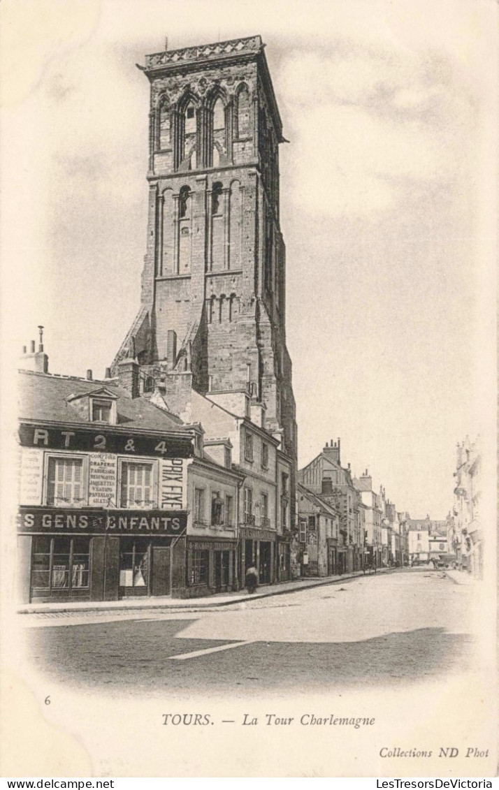 FRANCE - Tours - La Tour Charlemagne - Carte Postale Ancienne - Tours