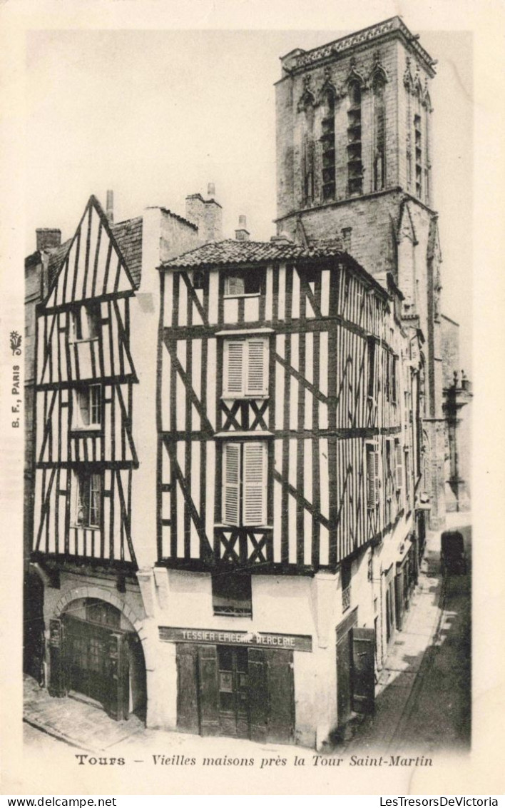 FRANCE - Tours - Vieilles Maisons Près De La Tour Saint-Martin - Carte Postale Ancienne - Tours