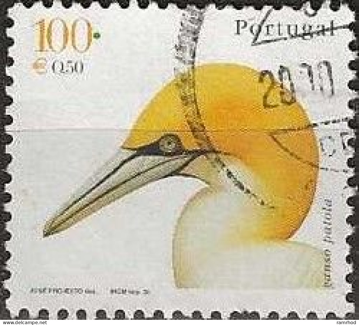 PORTUGAL 2000 Birds - 100e. - Northern Gannet FU - Oblitérés