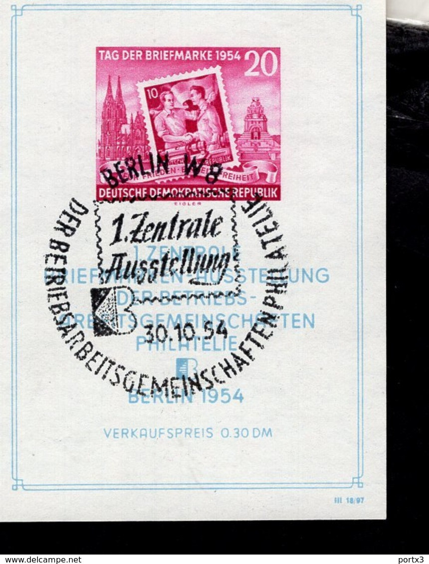 DDR Block 010 Briefmarkenausstellung  Gestempelt Used (1) - 1950-1970