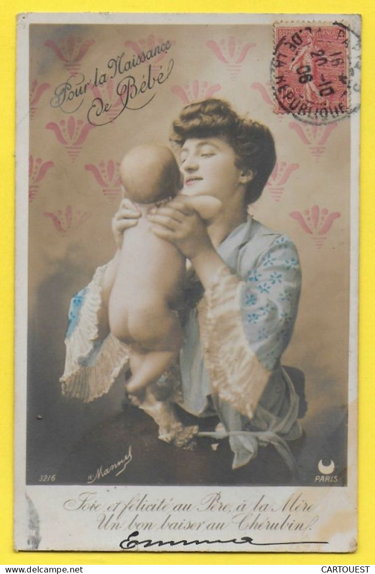 Pour La NAISSANCE De BEBE - Photographe H. MANUEL - 1906 - Geburt