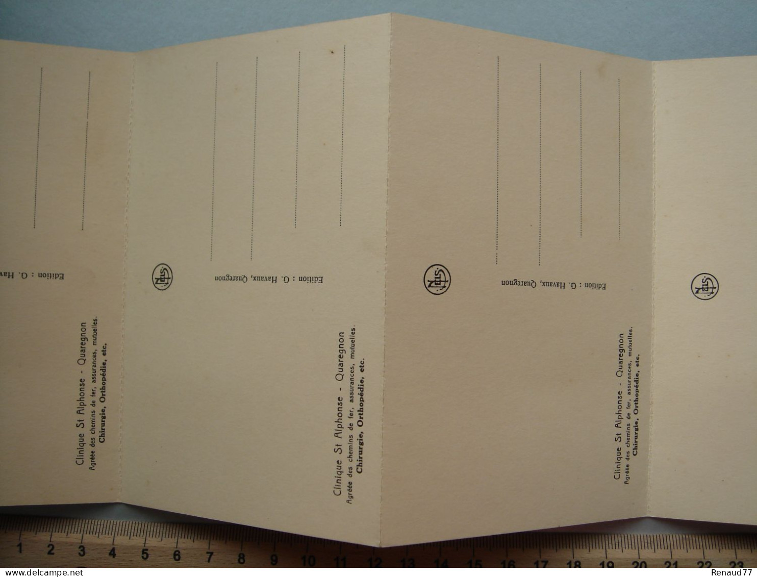 Quaregnon - Carnet complet - 8 cartes - Clinique St. Alphonse - Chirurgie, Orthopédie ect. Terril