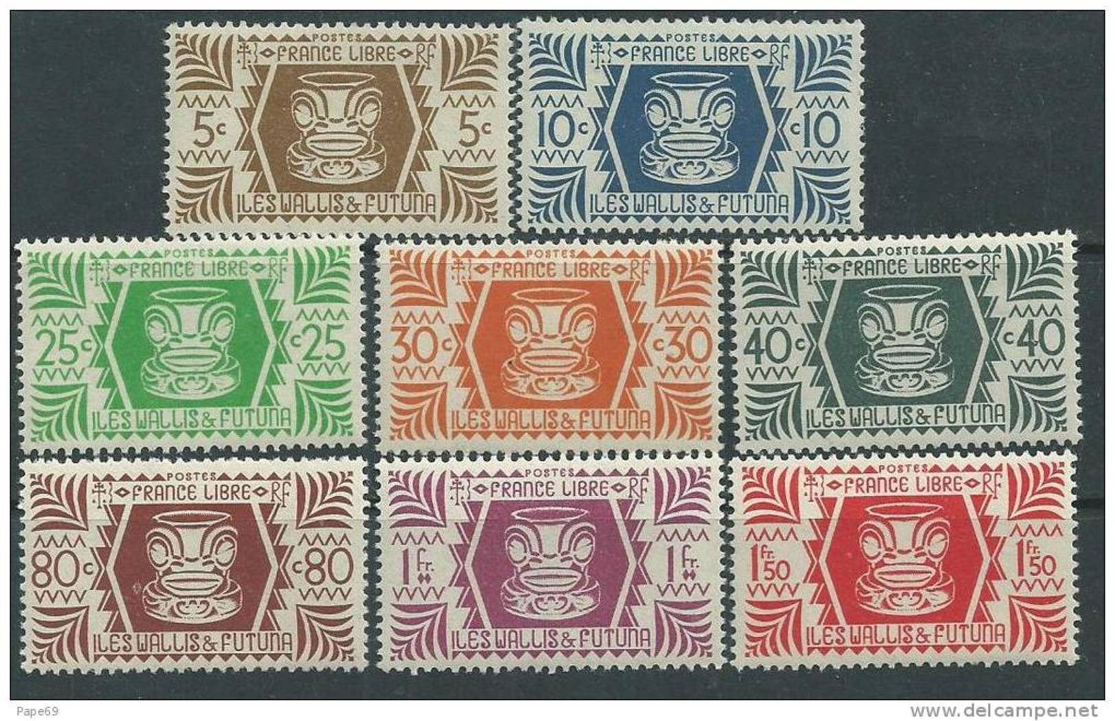 WALLIS ET FUTUNA N° 133 / 46 XX Série De Londres  Les 14 Valeurs Sans Charnière, TB - Ongebruikt