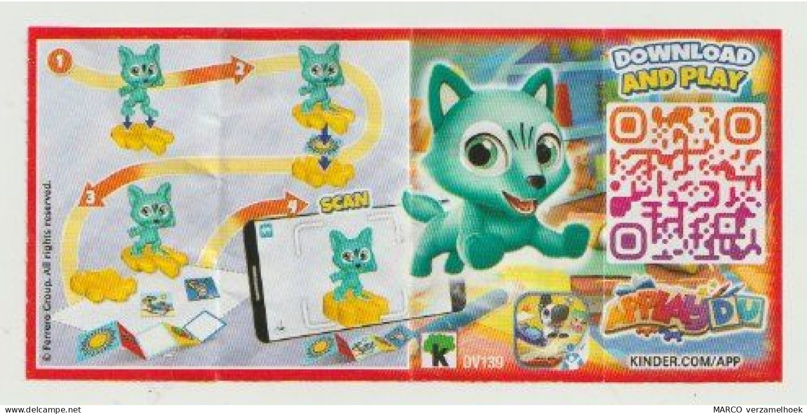 Handleiding FERRERO Kinder K-DV139 2023 ApplayDU Kat-chat - Instrucciones