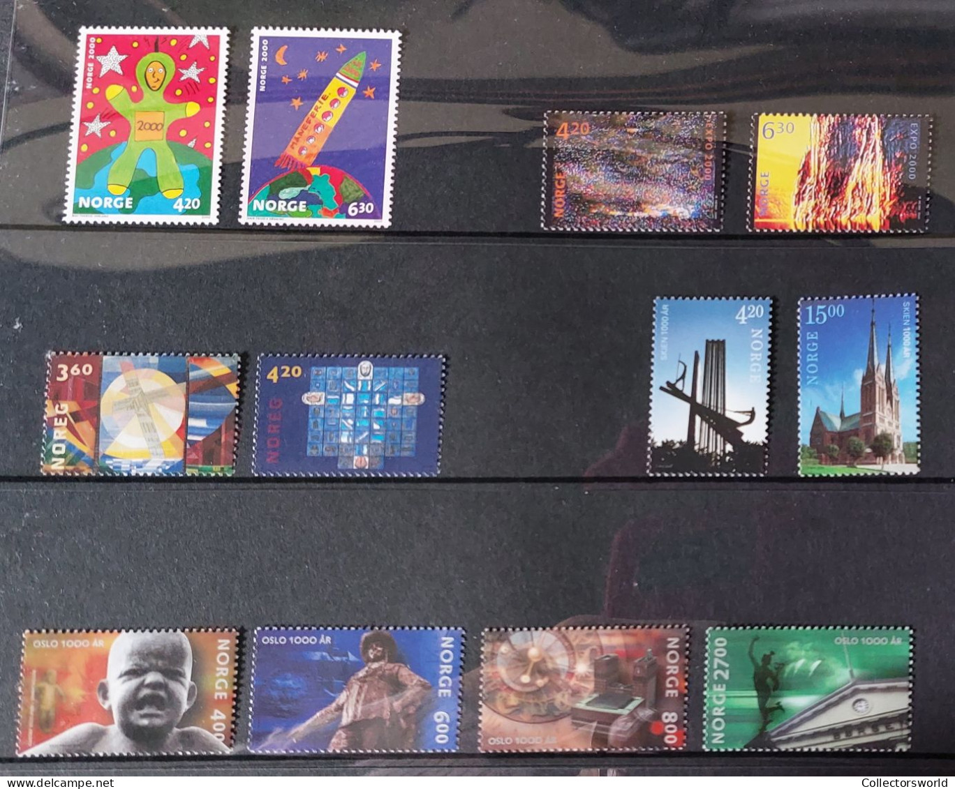 Norway Official Year Book Year 2000 MNH - Années Complètes
