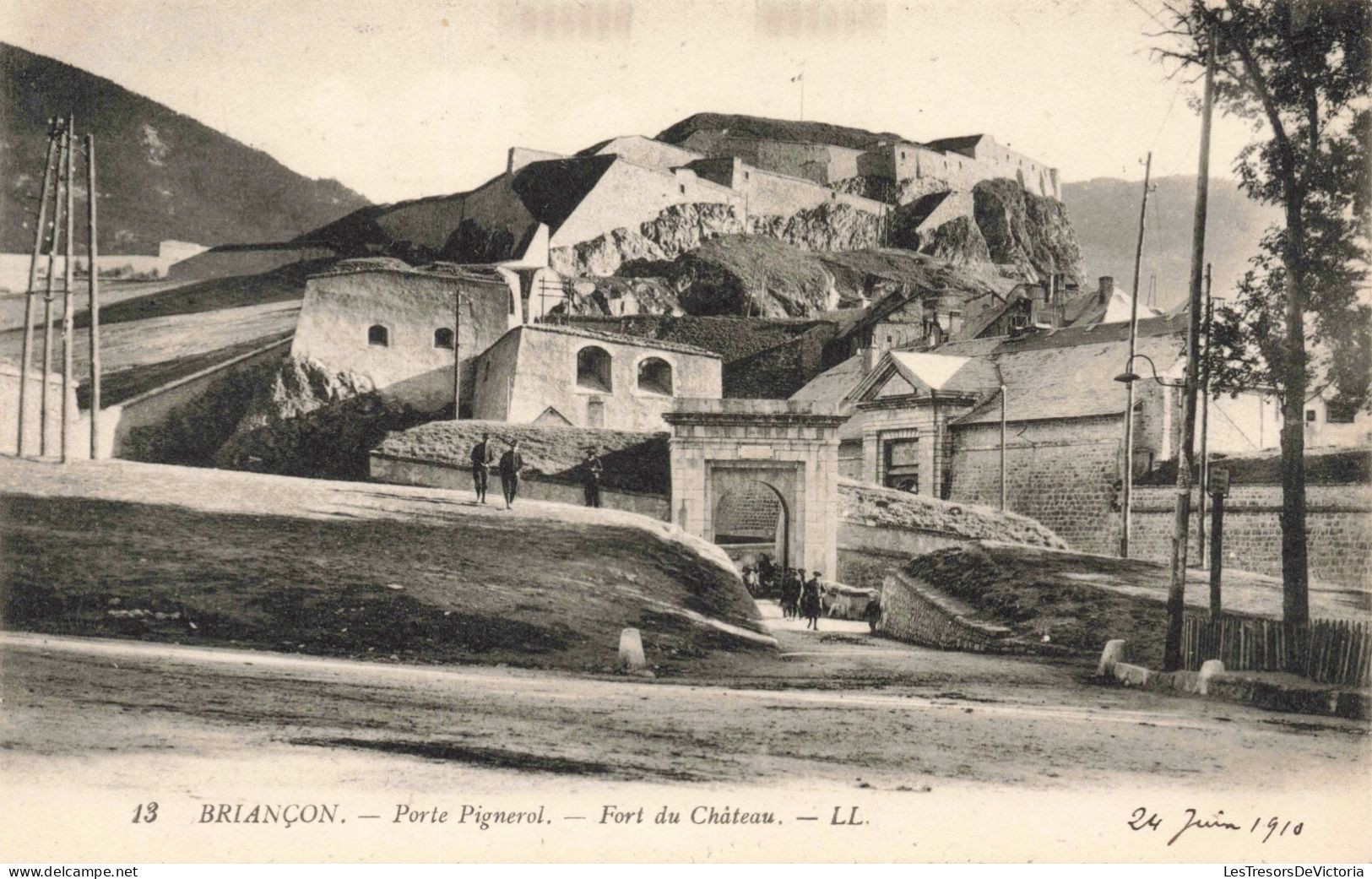 FRANCE - Briançon - Porte Pignerol - Fort Du Château - Carte Postale Ancienne - Briancon