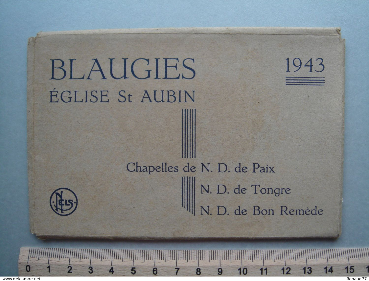 Blaugies - Dour - Carnet - 11 Cartes - Eglise St Aubin 1943 - Chapelles De N. D. De Paix, De Tongre, De Bon Remède - Dour