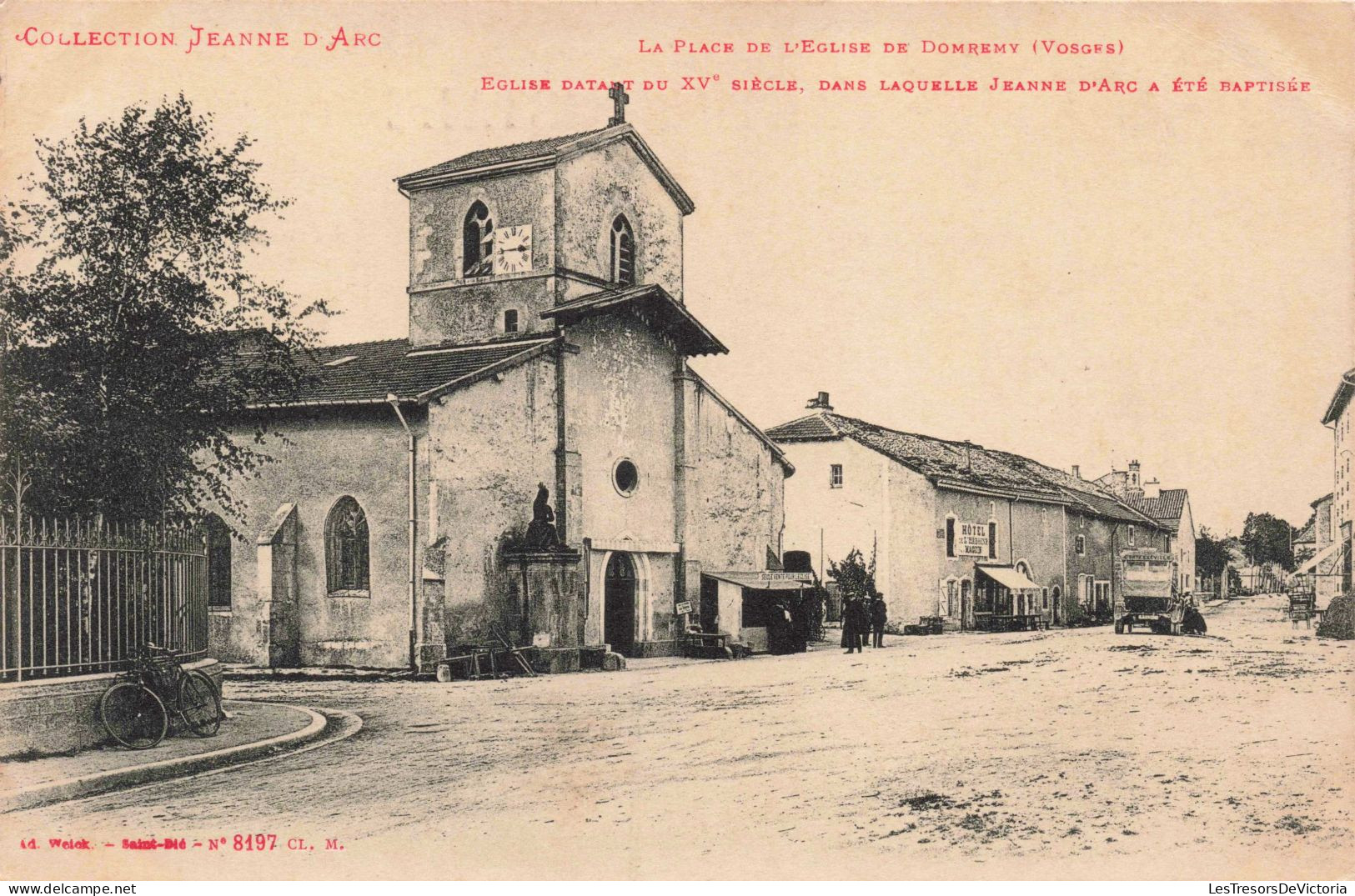 FRANCE - Vosges - La Place De L'église De Domremy - Carte Postale Ancienne - Andere & Zonder Classificatie