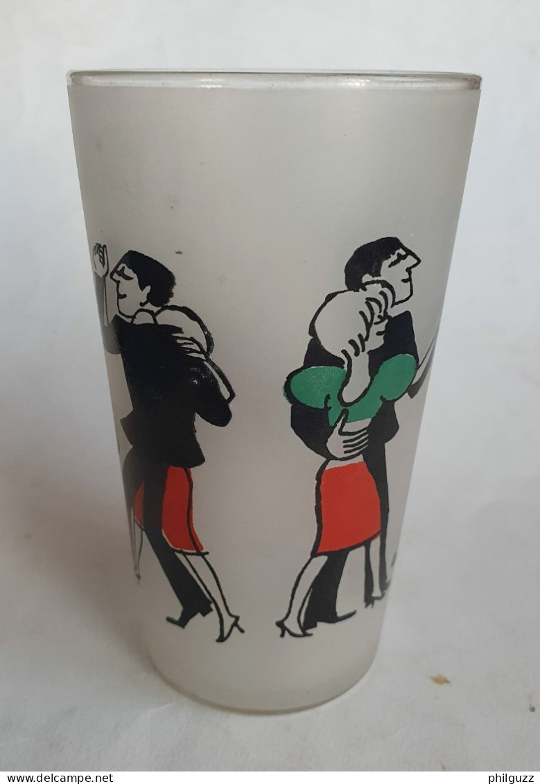 VERRE 3 CABU 70's ART ET DESIGN DANSES DANSE - Tischkunst