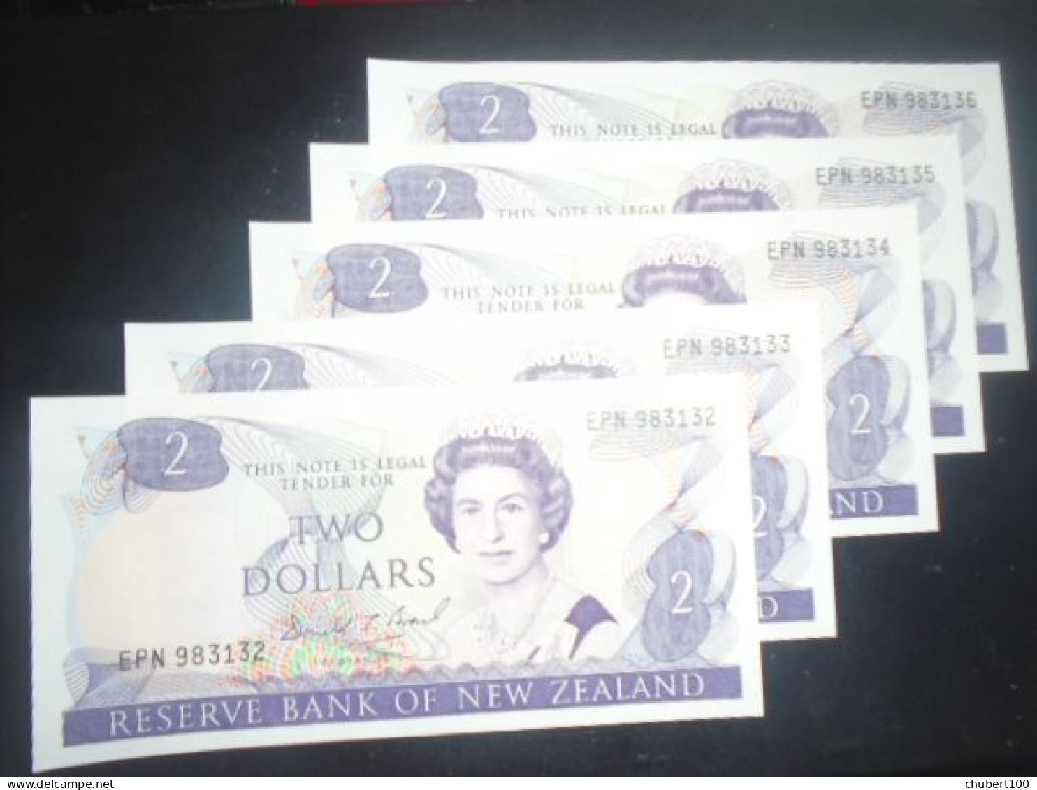 NEW ZEALAND, P  170c ,  2 Dollars , ND 1992,  UNC  Neuf, 5 Notes - Neuseeland