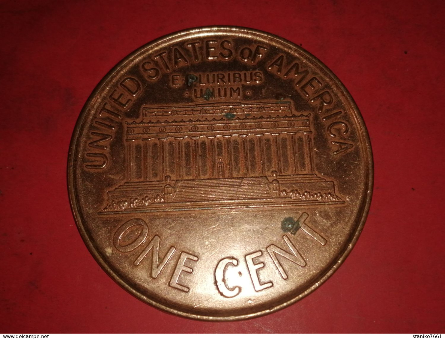 RARE ONE CENT LIBERTY 1972 S GRANDE MEDAILLE USA ETATS UNIS UNITED STATES OF AMERICA REPRODUCTION - Collezioni