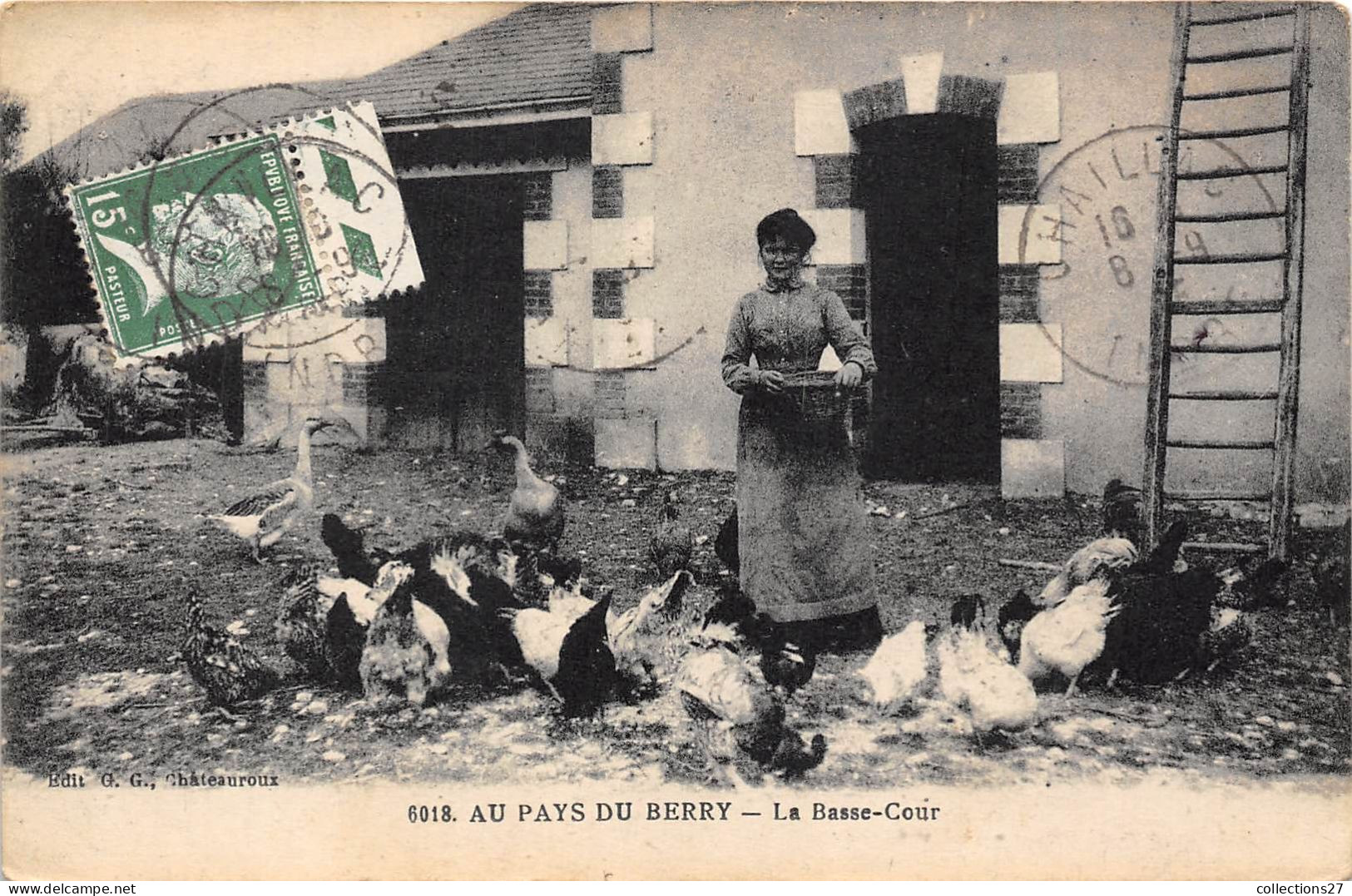AU PAYS DU BERRY- LA BASSE- COUR - Fermes
