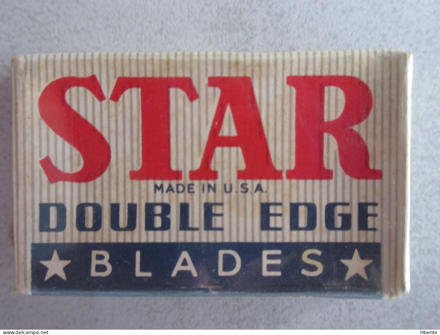 Boite Complète Scellée De 5 Lames De Rasoir STAR DOUBLE EDGE American - Complet Sealed Box Of 5 Rasor Blades - Razor Blades